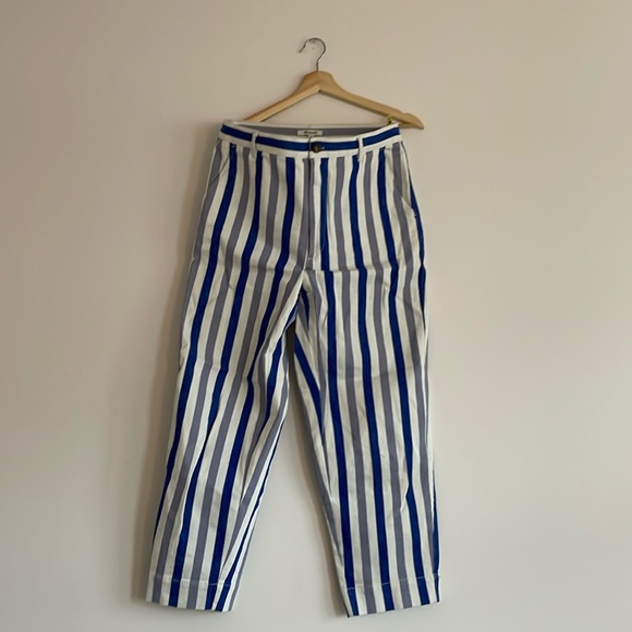 Madewell High-waisted Denim in Blue Stripe, Gently Used, Size 30!! - Picture 1 of 5